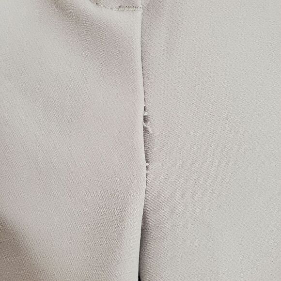 NWT Adrianna Papell Light Gray Slit-Front Slim Fit Ankle Dress Pants Size 10 - Picture 13 of 16